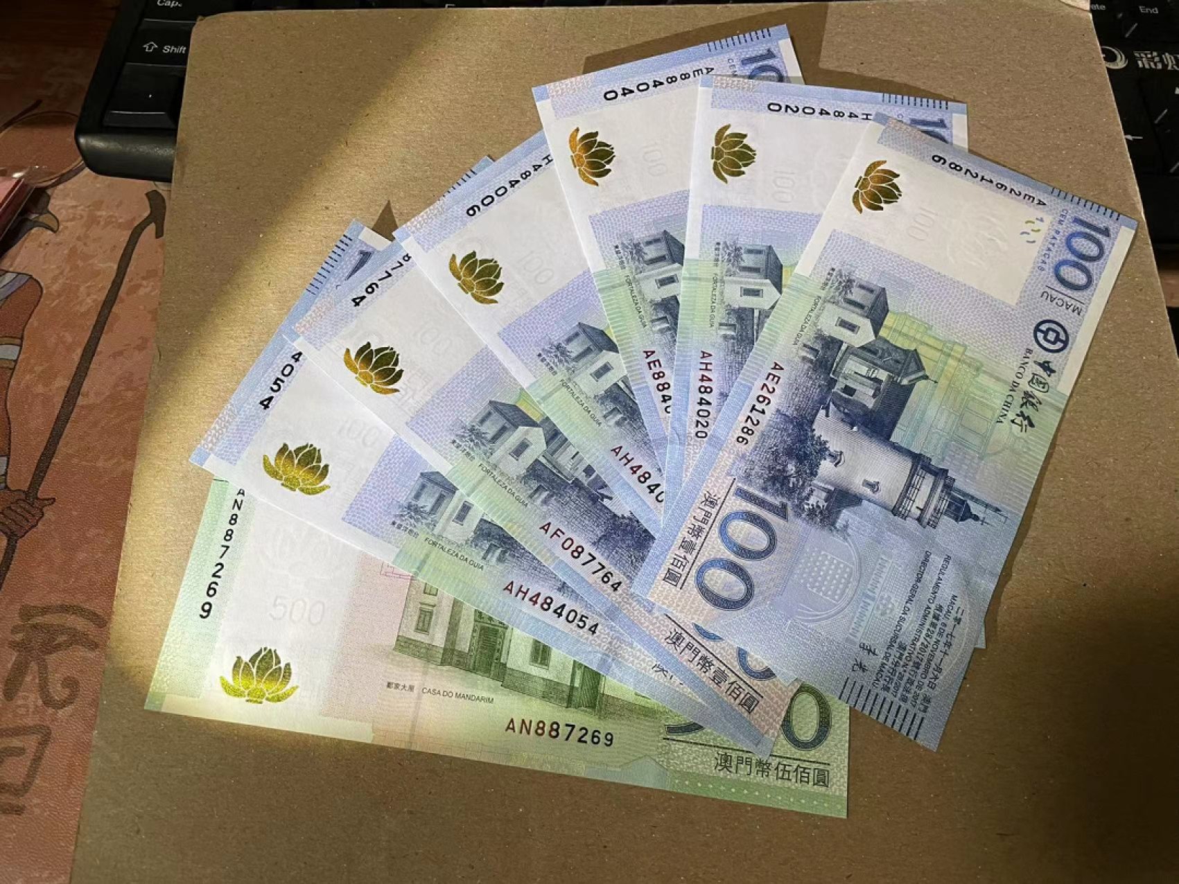 【Blue Auction】✨世界纸币精拍第166期——利奥波德二世（共105拍） 【一组7张】澳门 100-500元 全新UNC