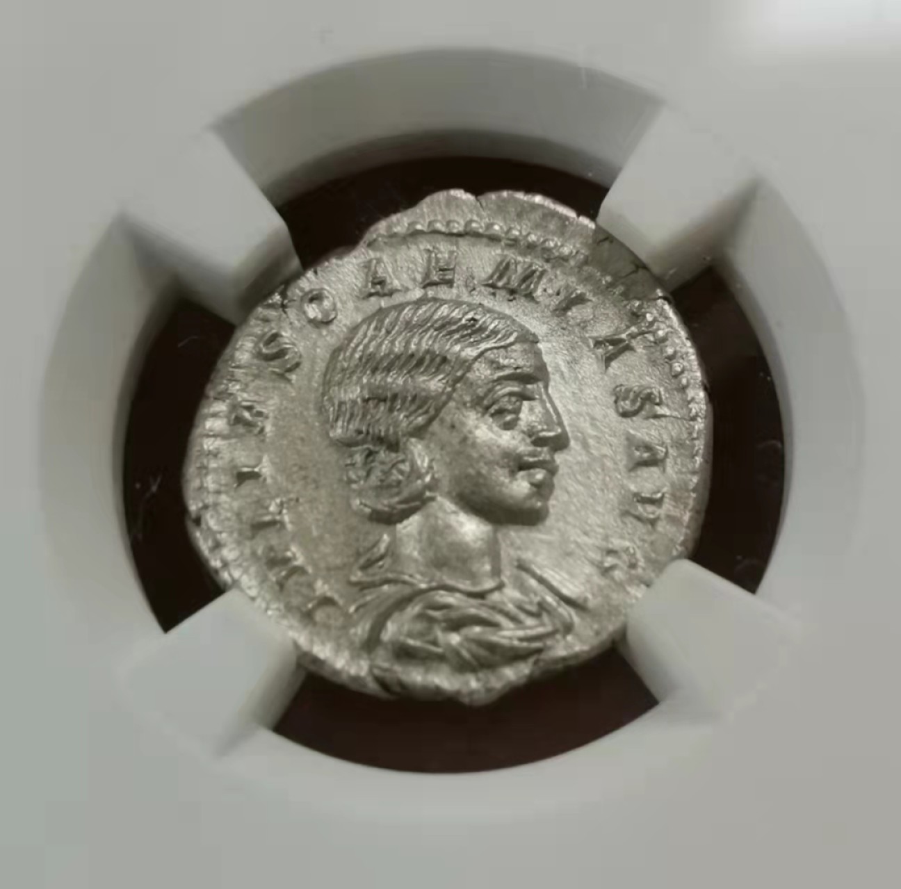 瓶子🏺第29期拍卖会 古罗马218-222年朱莉亚索艾米亚斯银币
