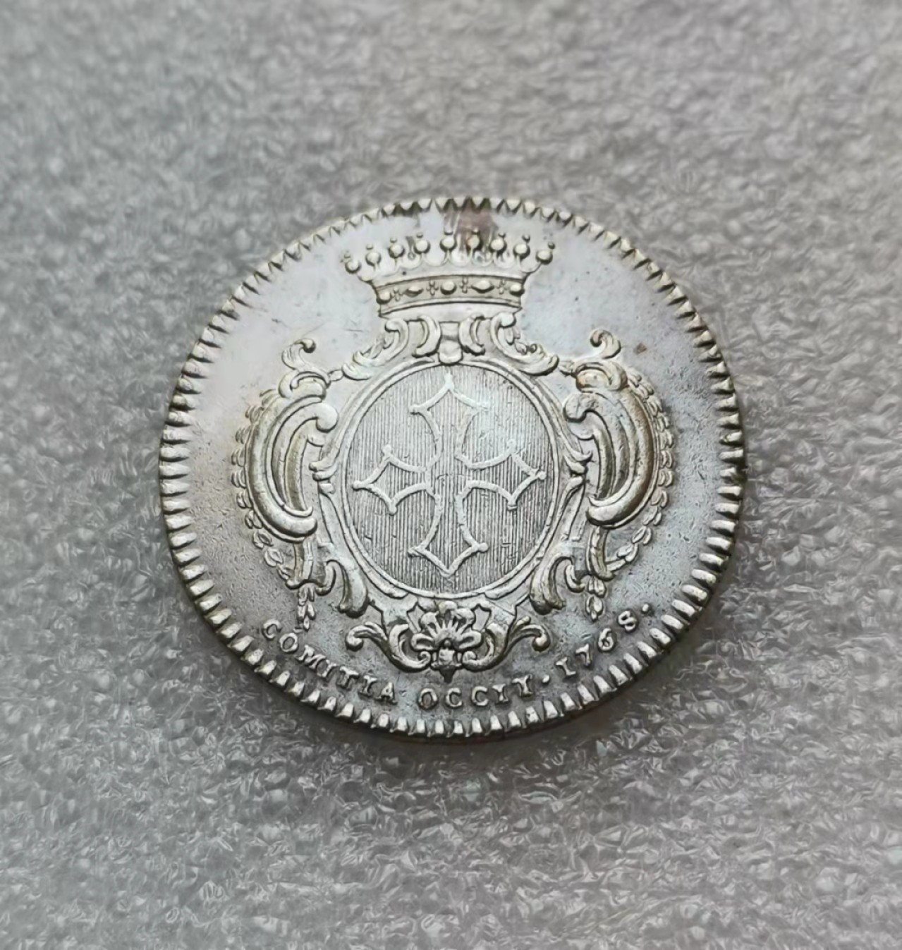 瓶子🏺第29期拍卖会 法国1768年路易十五JETON银质代币