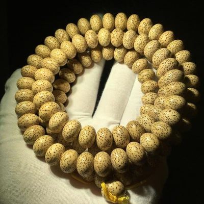 黄金籽星月菩提9mm108陈籽高密星月菩提佛珠 风化籽鸡油黄 算盘 玄月 - 黄金籽星月菩提9mm108陈籽高密星月菩提佛珠 风化籽鸡油黄 算盘 玄月