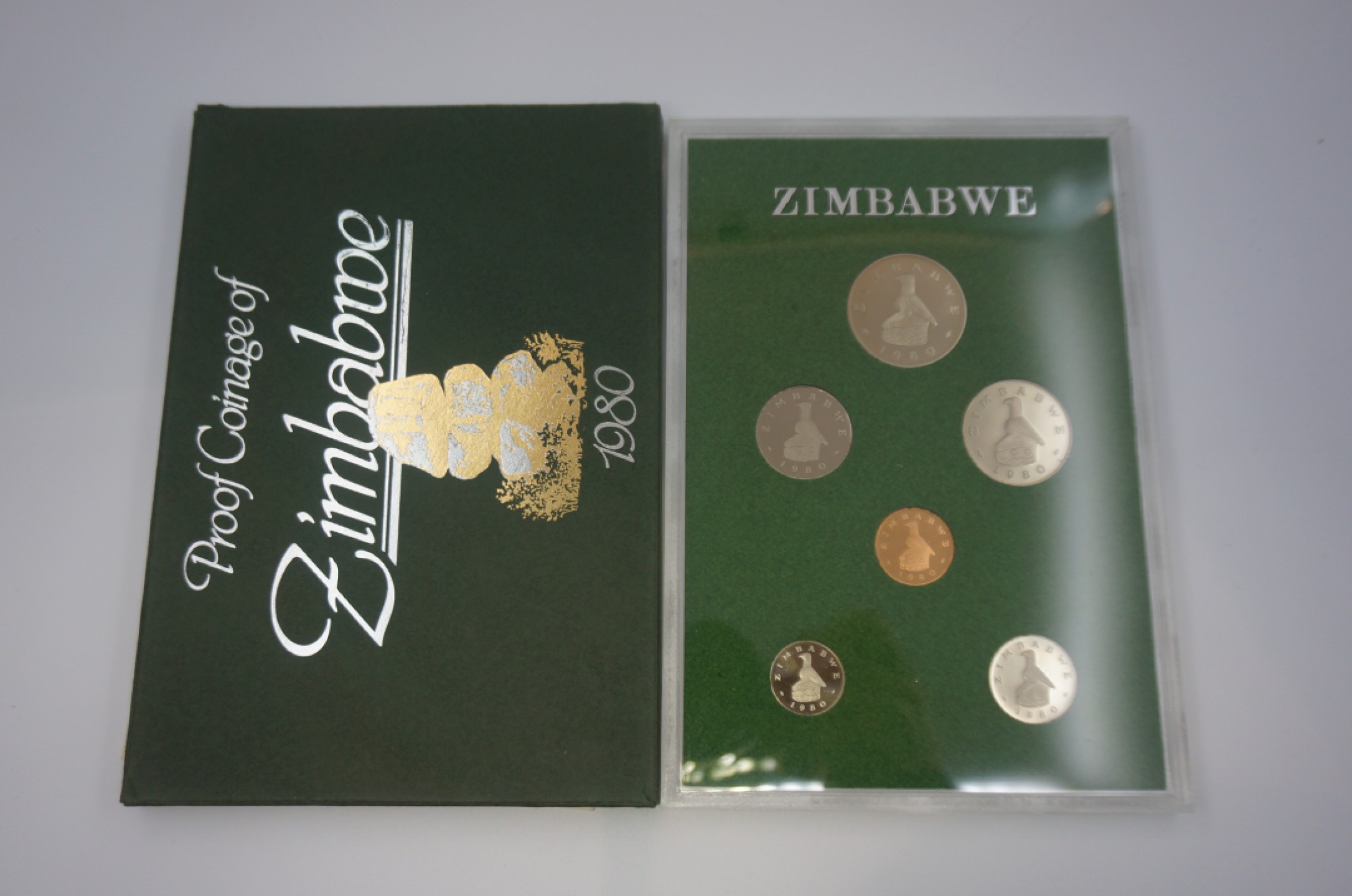 乐游外币首个限时专场—各国精装套币 1980津巴布韦6枚精制套币