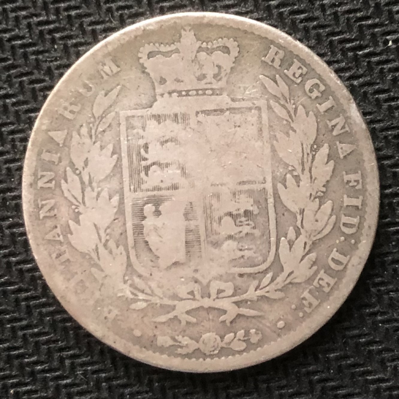 【保诚微拍】【自动拍卖、全场包邮】第19期 $ 硬币专场 $ 英国 维多利亚女王 184X年 青年头像 少女头像 半克朗 银币 （14克 0.925银）