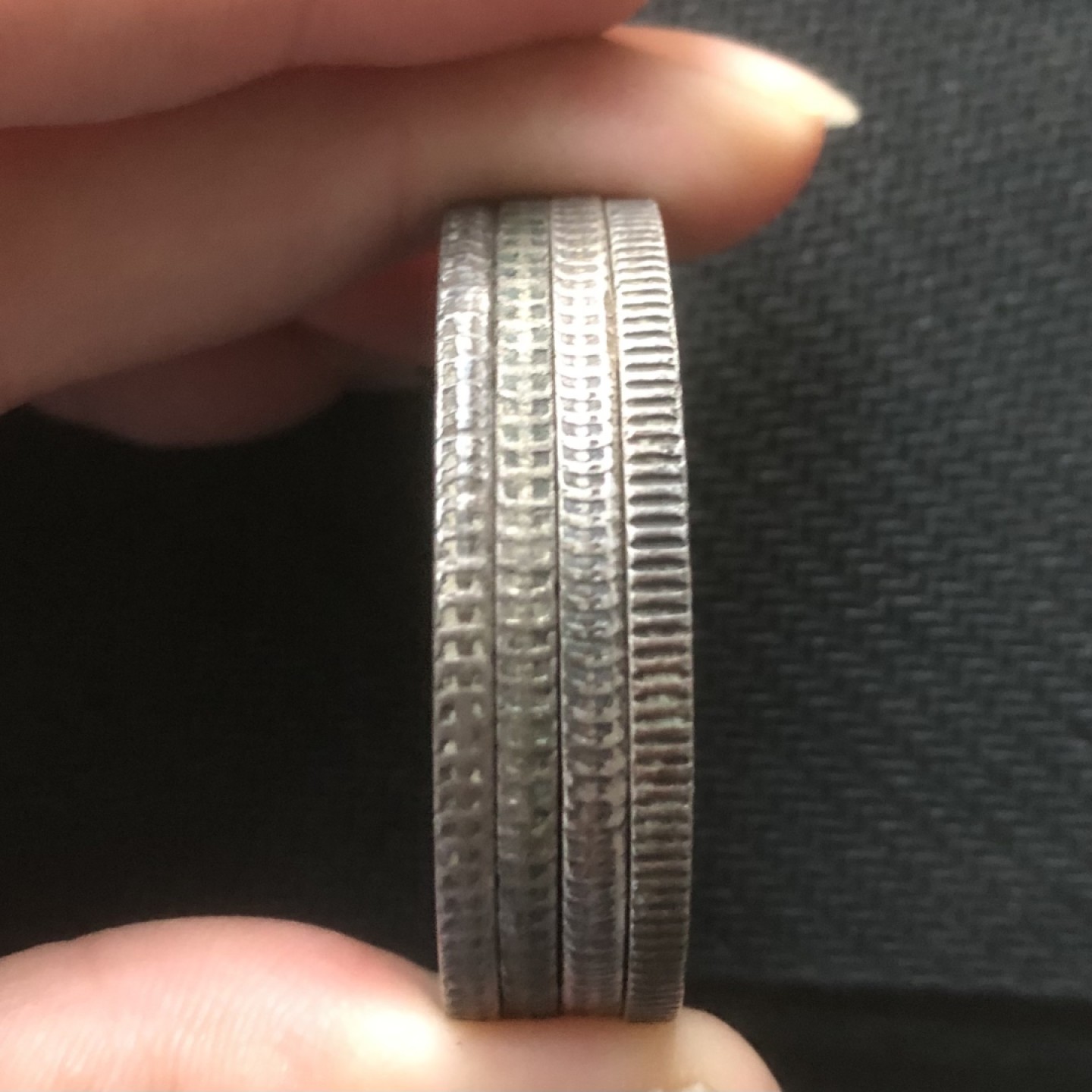 【保诚微拍】【自动拍卖、全场包邮】第19期 $ 硬币专场 $ 墨西哥 1894年 CA 鹰洋 8R 大银币 (边齿为图3/4左起第2枚)