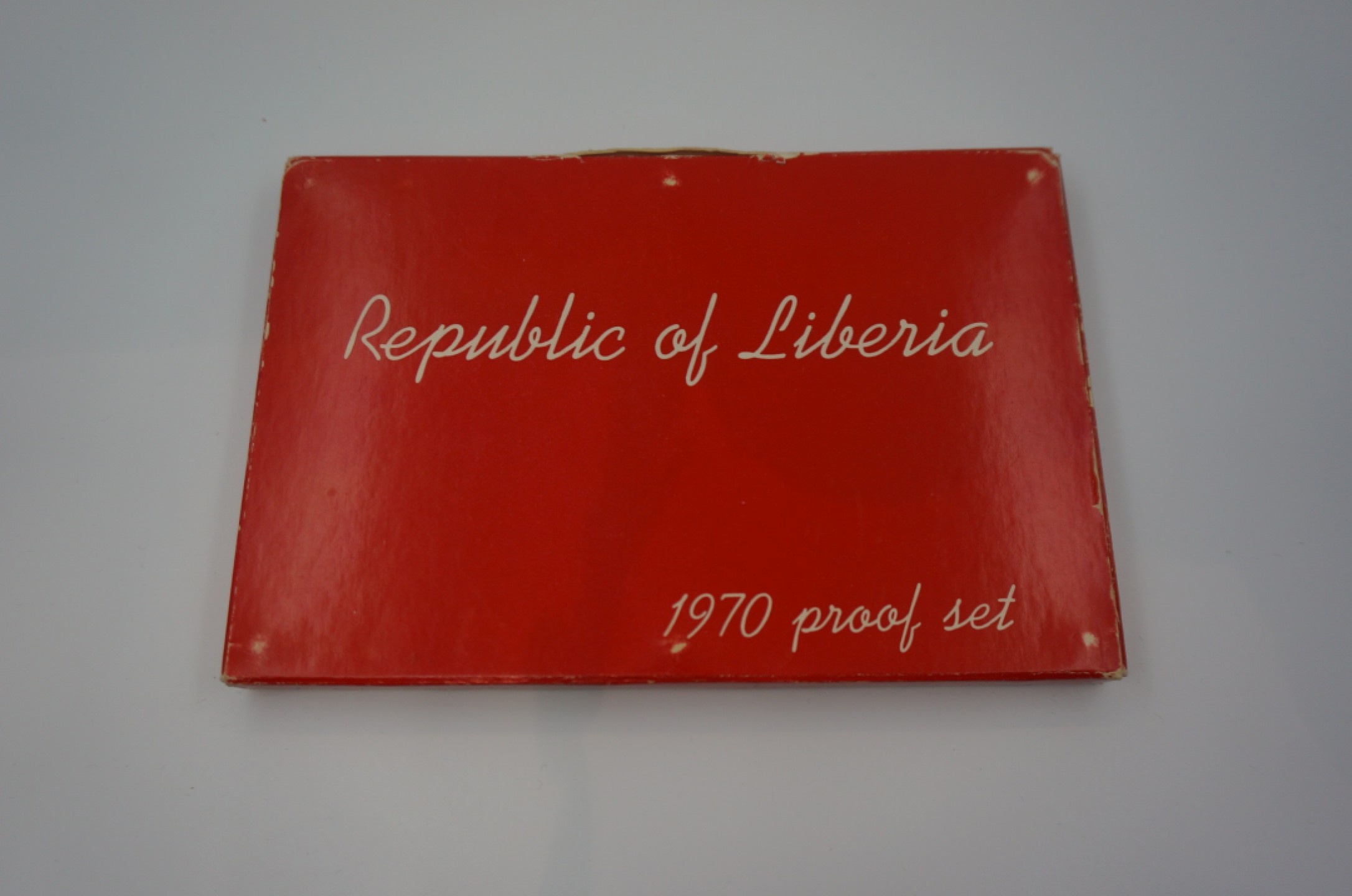 乐游外币首个限时专场—各国精装套币 1970利比里亚6枚精制套币