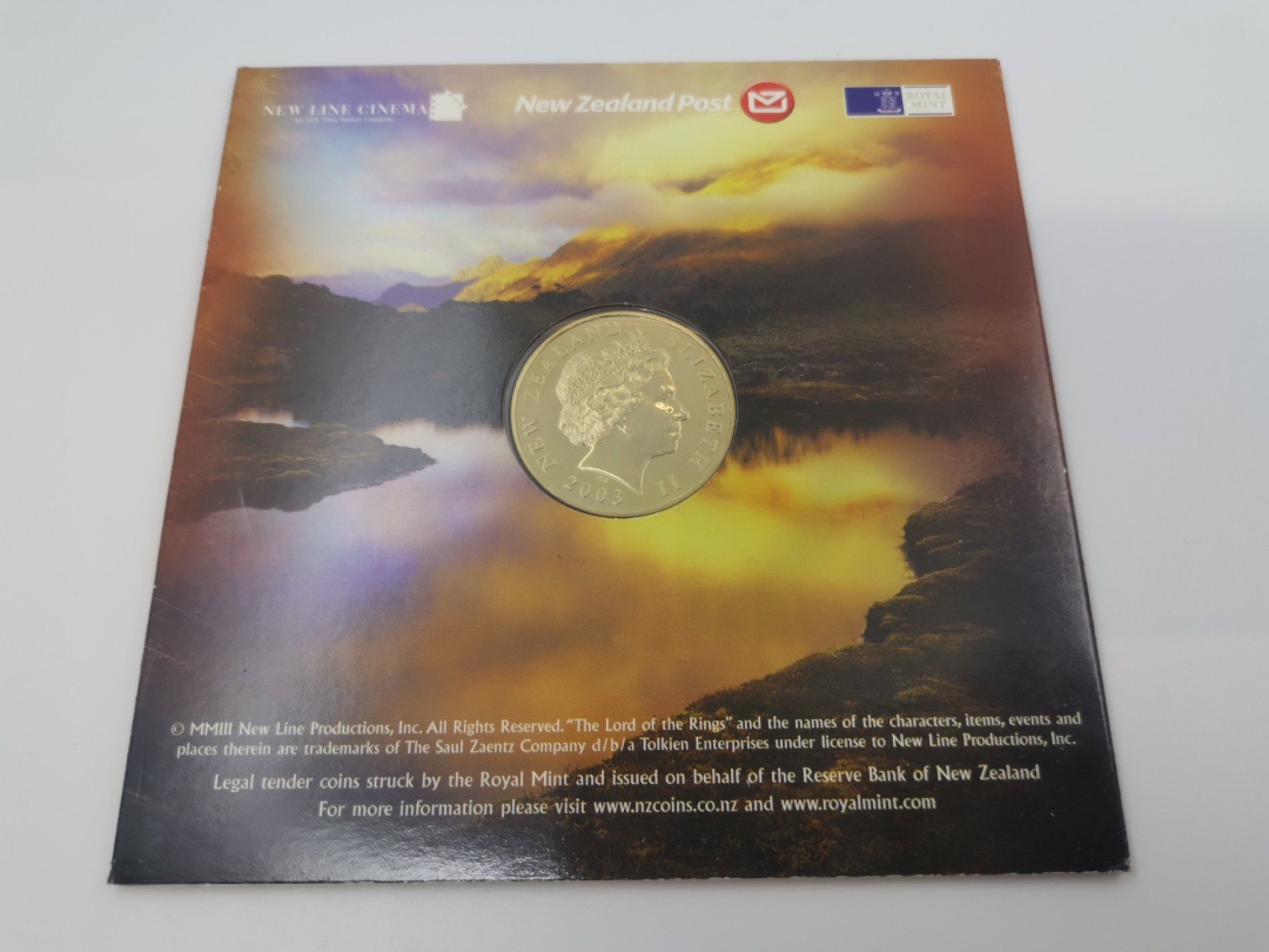 乐游外币首个限时专场—各国精装套币 2003新西兰1元精装套币指环王