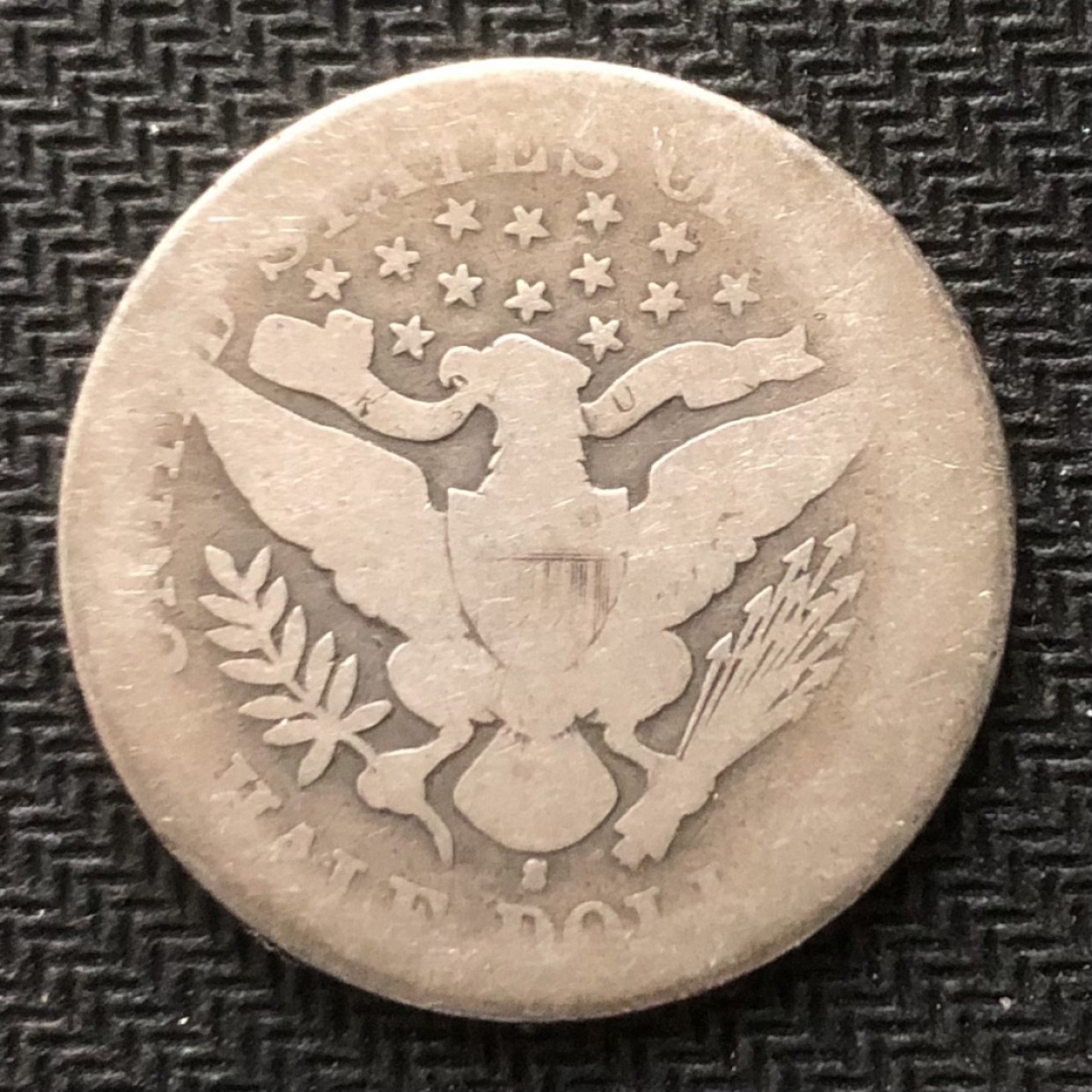 【保诚微拍】【自动拍卖、全场包邮】第19期 $ 硬币专场 $ 美国 1895年S版  巴伯尔 半美元 银币（13克 0.9银）