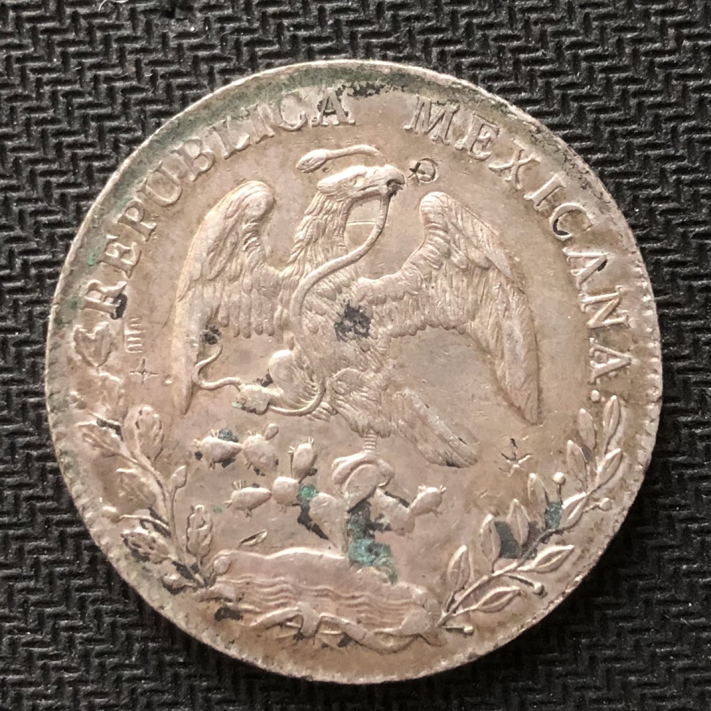 【保诚微拍】【自动拍卖、全场包邮】第19期 $ 硬币专场 $ 墨西哥 1894年 CA 鹰洋 8R 大银币 (边齿为图3/4左起第2枚)