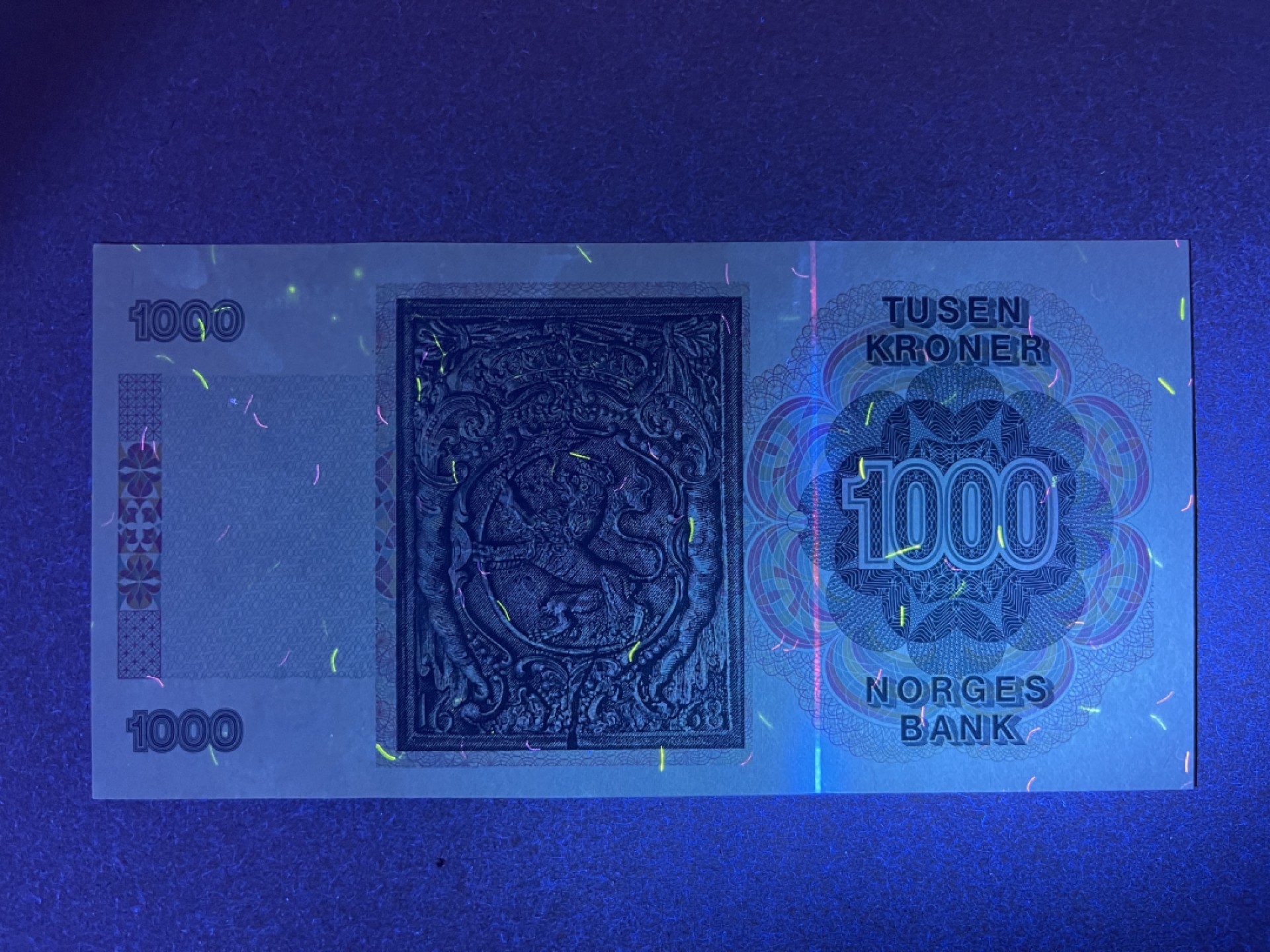 《张总收藏》52期——世界精品荟萃(拍品增加中) 挪威1000克朗 UNC 1989年首发年A版 挪威民族主义政治领袖发尔森 最大面值