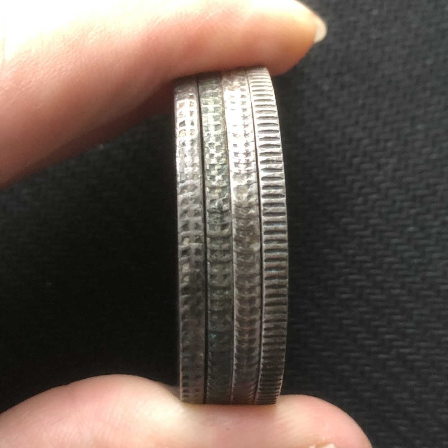 【保诚微拍】【自动拍卖、全场包邮】第19期 $ 硬币专场 $ 墨西哥 1894年 CA 鹰洋 8R 大银币 (边齿为图3/4左起第2枚)