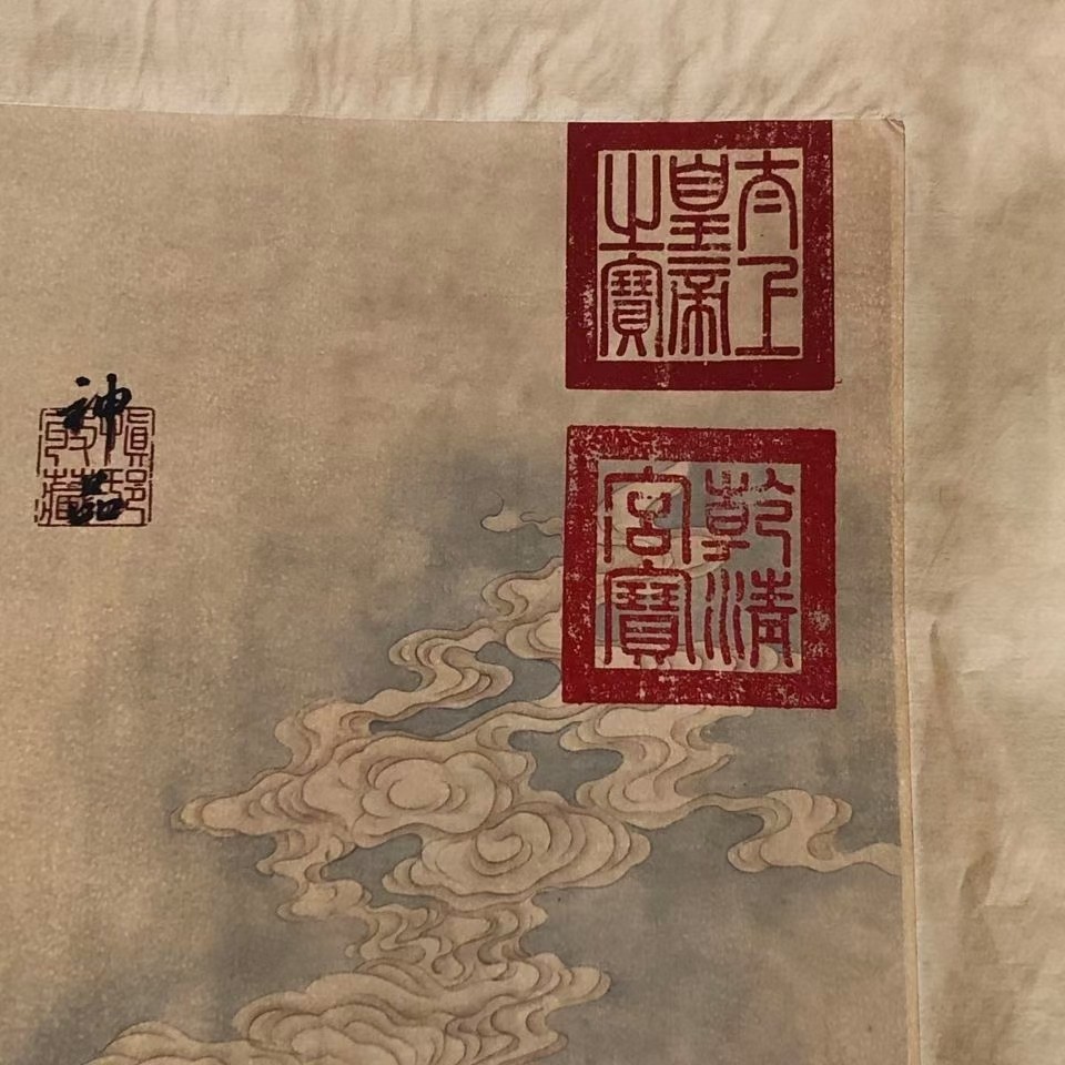 唐寅字画国画 唐伯虎人物画八仙过海名人书画 古画挂画装饰画画芯