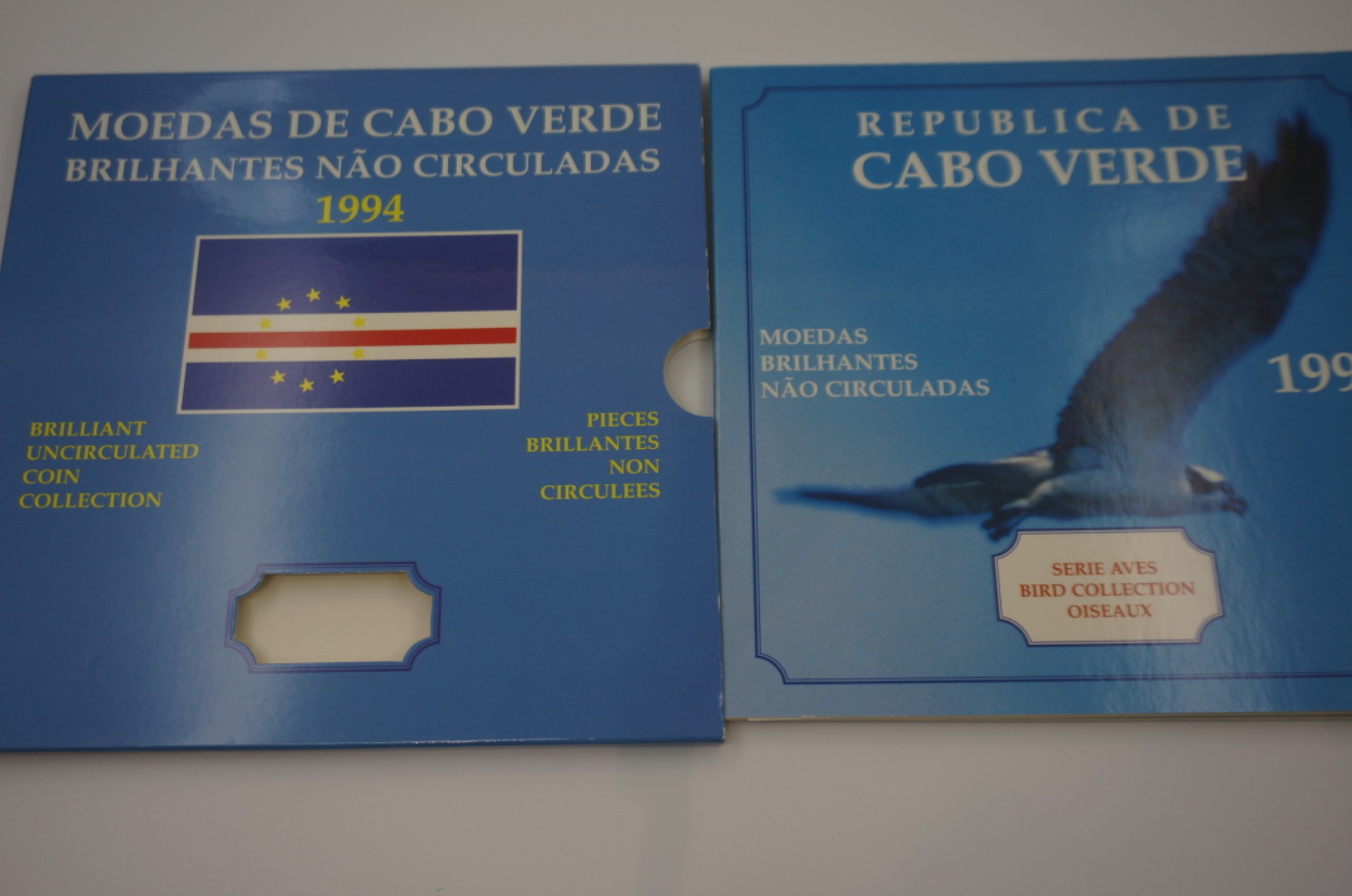 乐游外币首个限时专场—各国精装套币 1994佛得角6枚精装套币鸟版