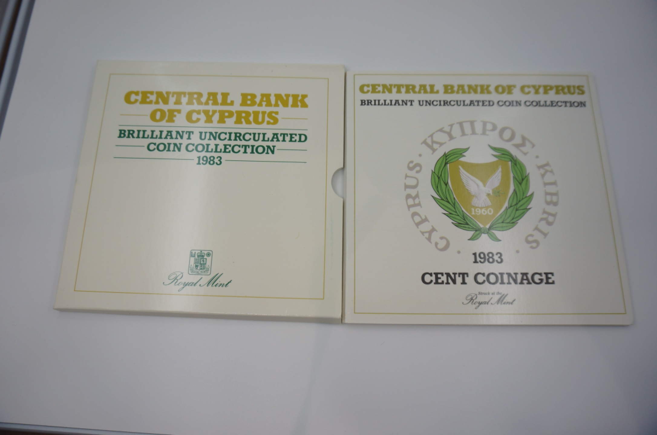 乐游外币首个限时专场—各国精装套币 1983塞浦路斯6枚精装套币