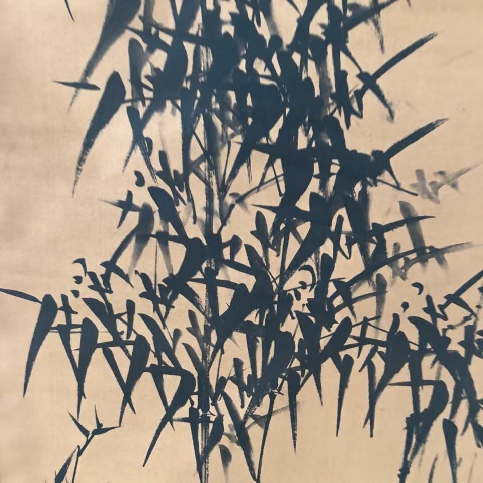 清朝郑板桥字画古画国画 郑板桥竹子画古代字画装饰客厅画中堂画