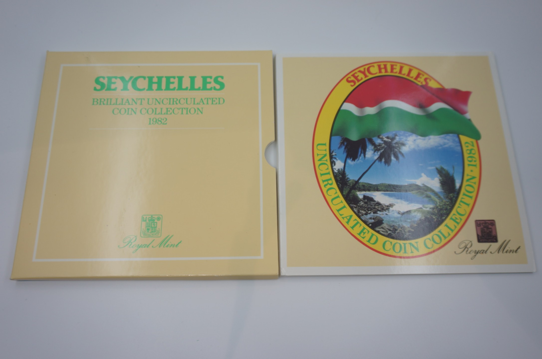 乐游外币首个限时专场—各国精装套币 1982塞舌尔6枚精装套币