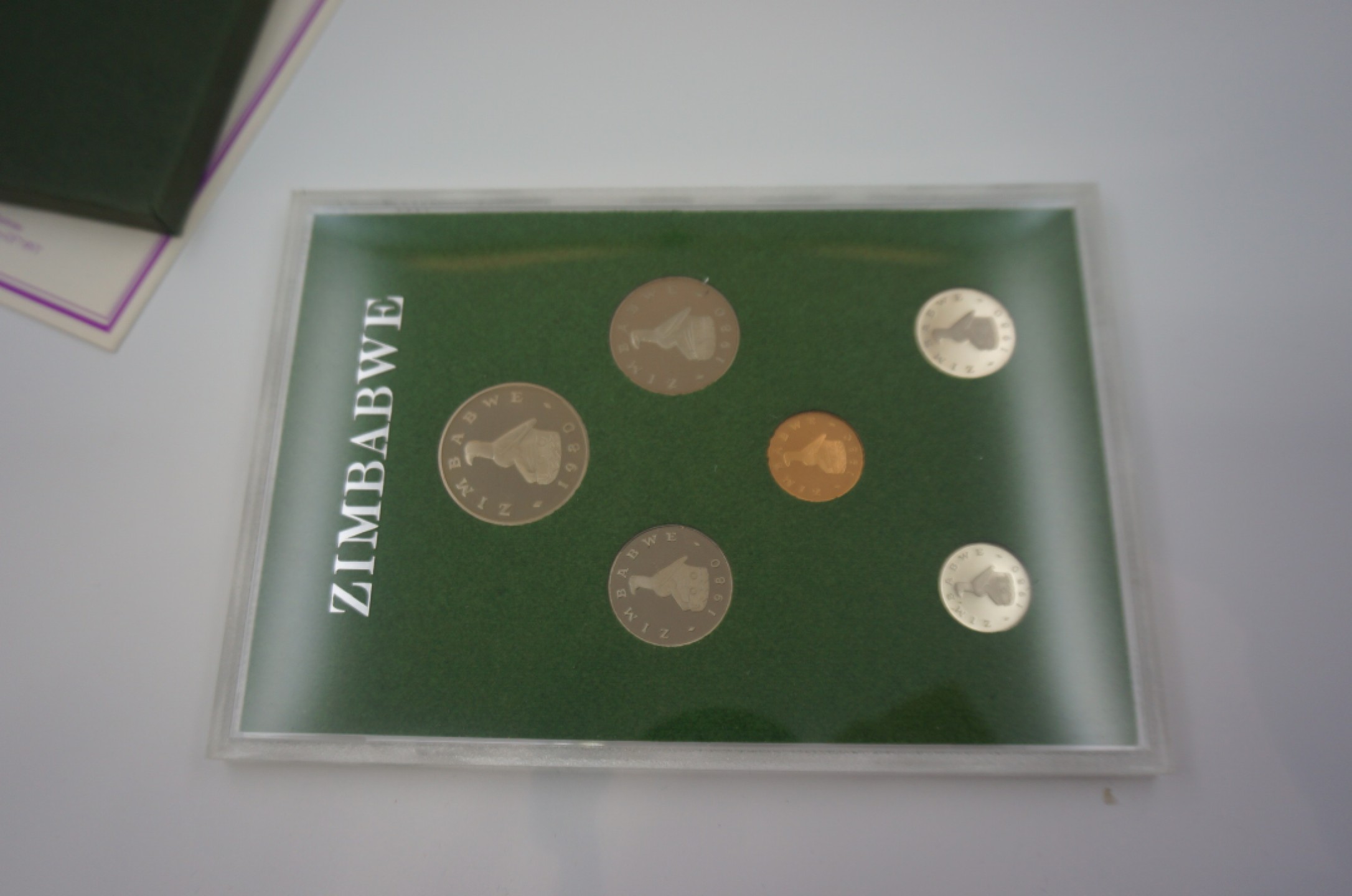 乐游外币首个限时专场—各国精装套币 1980津巴布韦6枚精制套币