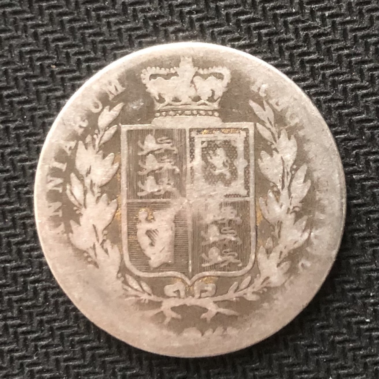 【保诚微拍】【自动拍卖、全场包邮】第19期 $ 硬币专场 $ 英国 维多利亚女王 1874年 青年头像 少女头像 半克朗 银币 （14克 0.925银）