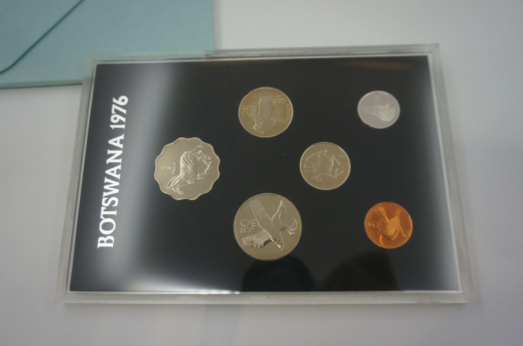 乐游外币首个限时专场—各国精装套币 1976博茨瓦纳6枚精制套币