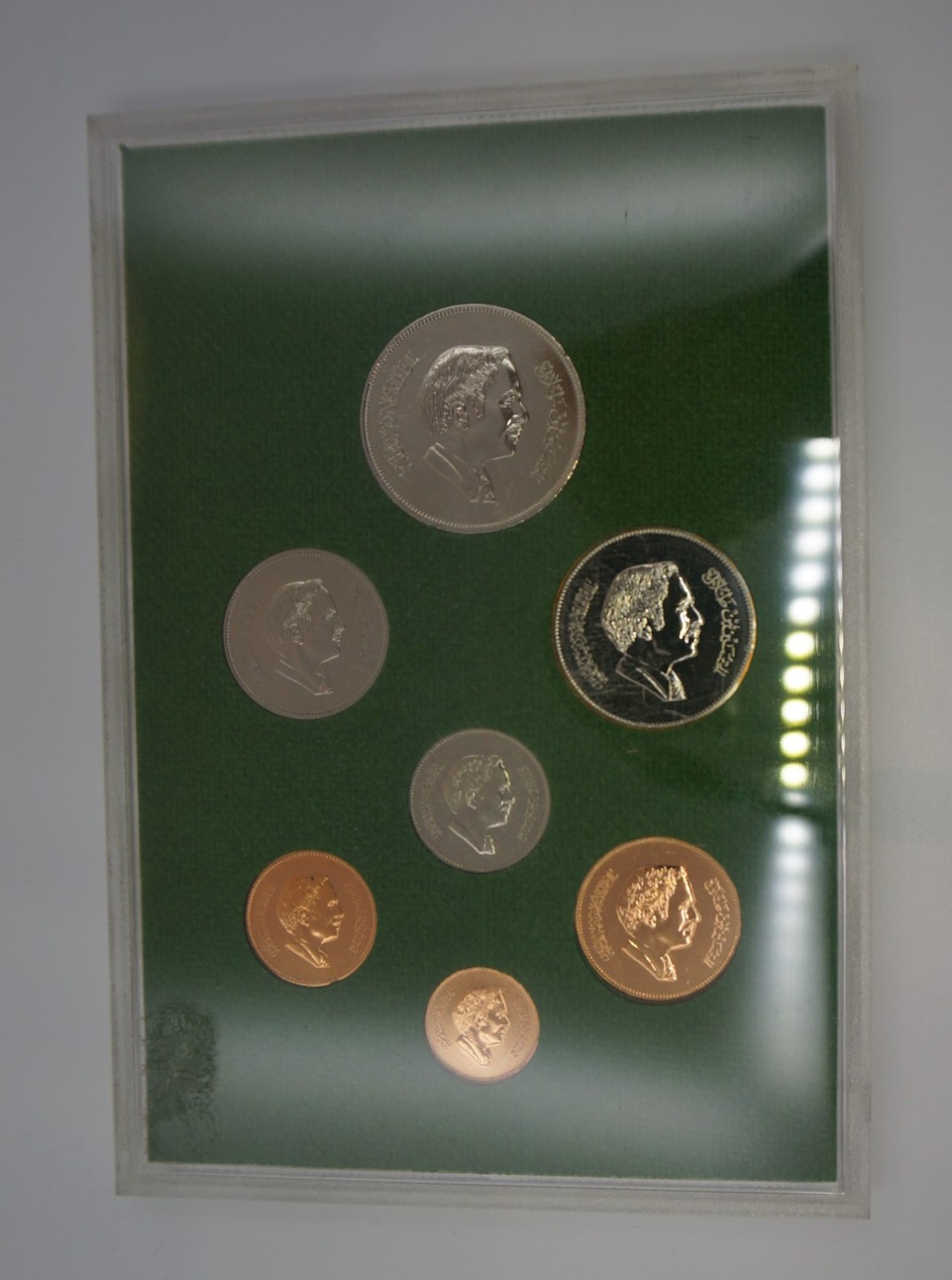 乐游外币首个限时专场—各国精装套币 1978约旦7枚精制套币