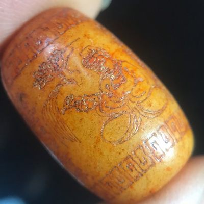 古玩玉石收藏老气包浆老玉珠子手串项链佛配饰 - 古玩玉石收藏老气包浆老玉珠子手串项链佛配饰
