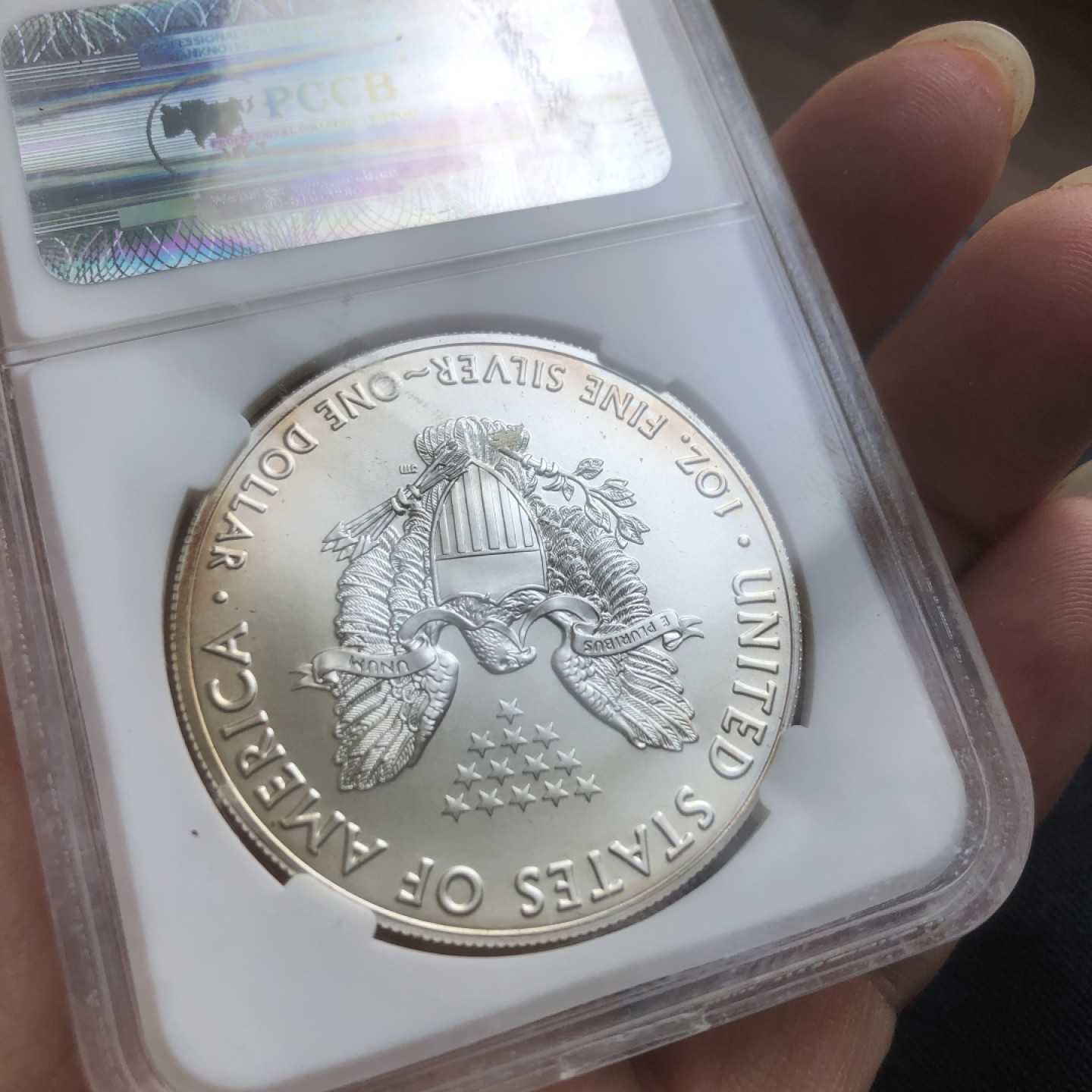 【保诚微拍】【自动拍卖、全场包邮】第19期 $ 硬币专场 $ 2017鹰洋一盎司