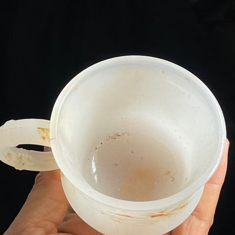 古玩捡漏乾隆年制明清古董玉石高古玉做旧琉璃老物件摆件杯子收藏