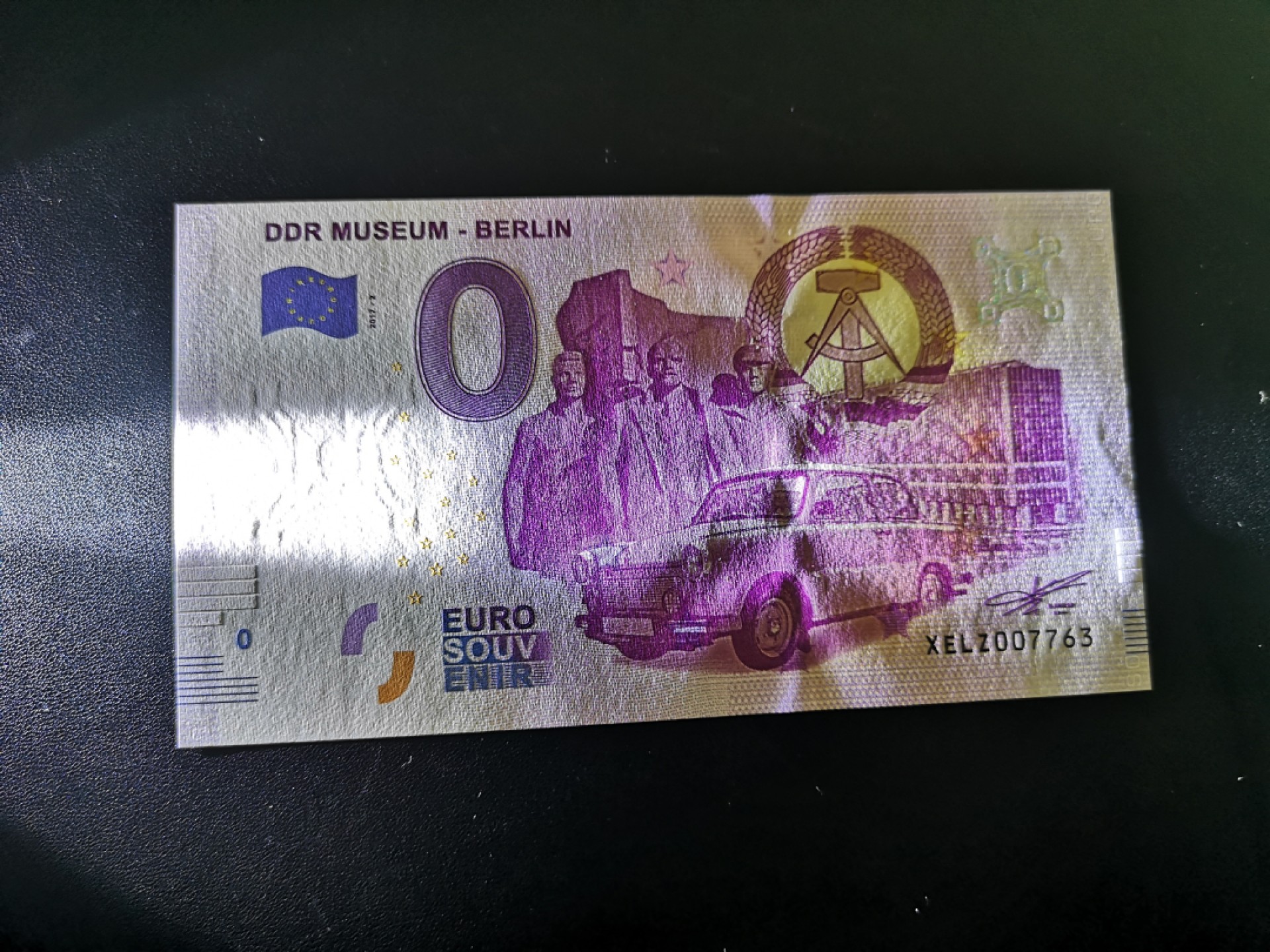 《外钞收藏家》第一百七十一期拍卖（本期97件） 2017年0欧元纪念钞 全新UNC