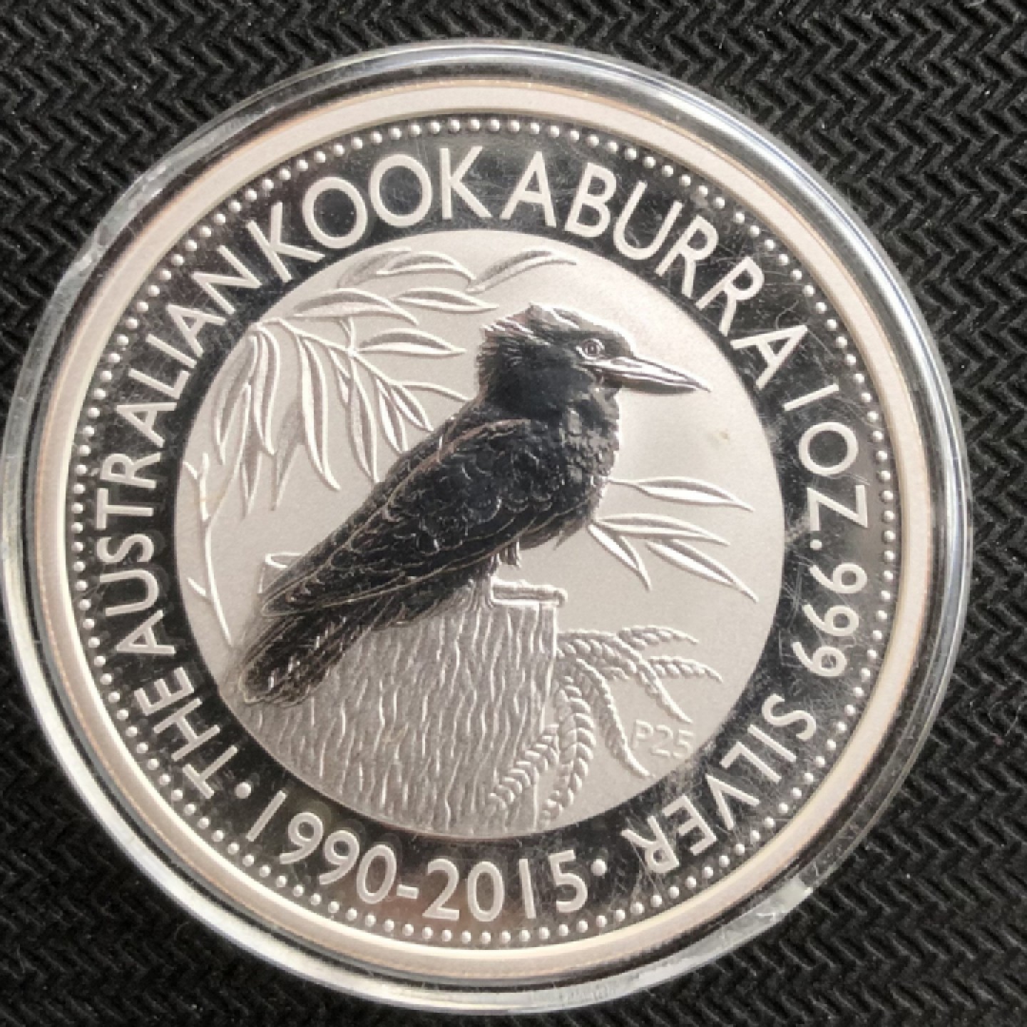 【保诚微拍】【自动拍卖、全场包邮】第19期 $ 硬币专场 $ 【投资银币】澳大利亚 2015年翠鸟20周年 羊年 投资纪念银币（1盎司/31.1克 0.999银） 全新！！！