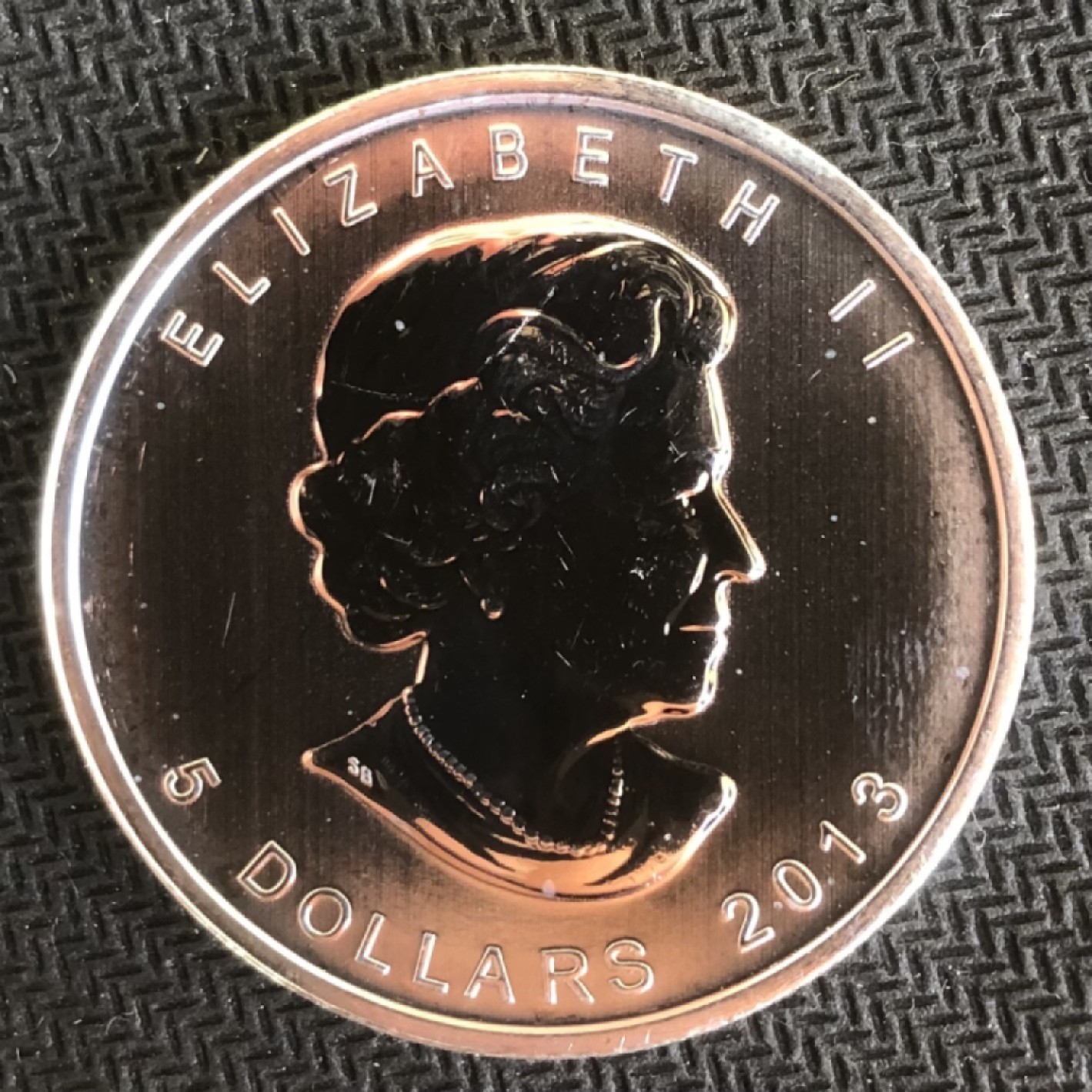 【保诚微拍】【自动拍卖、全场包邮】第19期 $ 硬币专场 $ 【投资银币】加拿大 2013年 野生动物-麝牛 投资银币（1盎司31.1克，0.9999银）