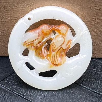 古玩玉器明清把件白玉老玉老物件高古玉做旧古董挂件吊坠喜上眉梢 - 古玩玉器明清把件白玉老玉老物件高古玉做旧古董挂件吊坠喜上眉梢