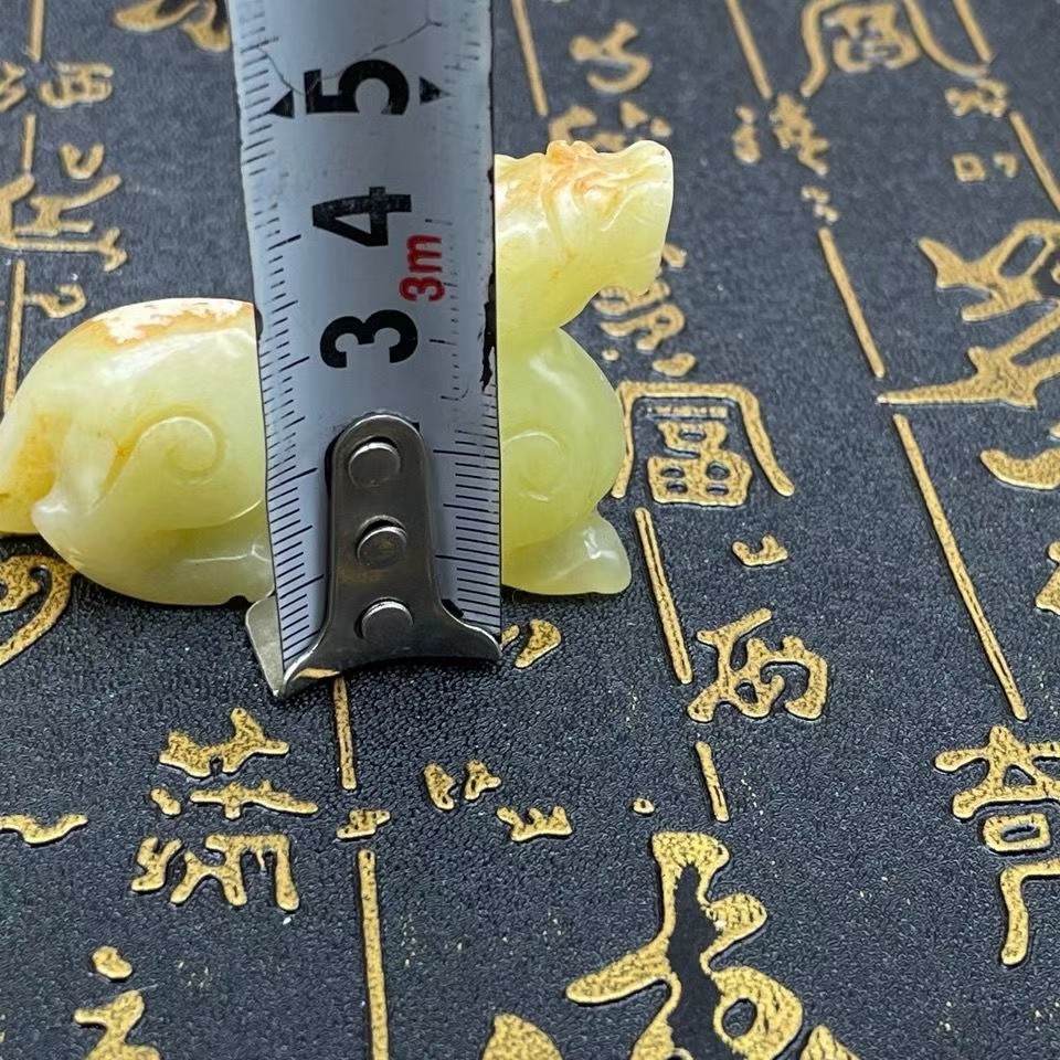 古玩捡漏明清古董玉石高古玉做旧岫玉老物件老货把件吊坠挂件貔貅