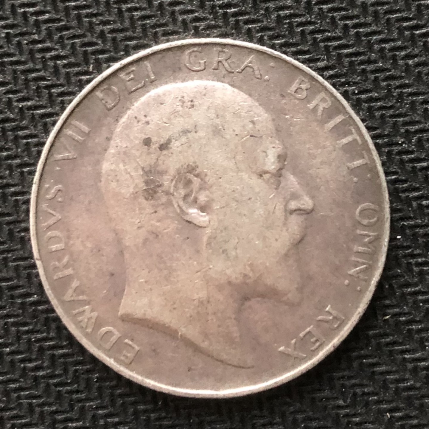 【保诚微拍】【自动拍卖、全场包邮】第19期 $ 硬币专场 $ 英国 爱德华七世 1907年 半克朗银币(14.1克 0.925银)