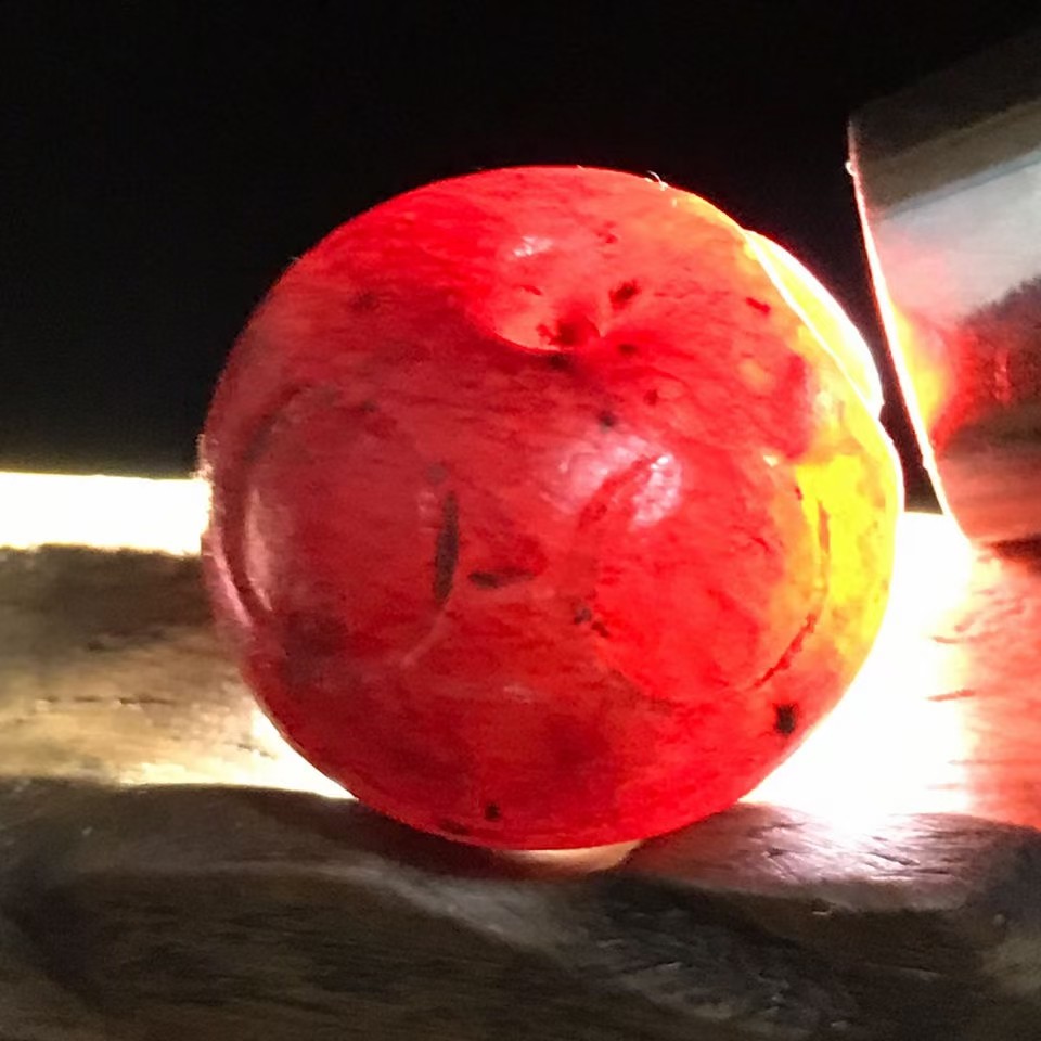 古玩古董精选老包浆河磨玉带雕工老玉珠转运玉石珠子配珠老物件