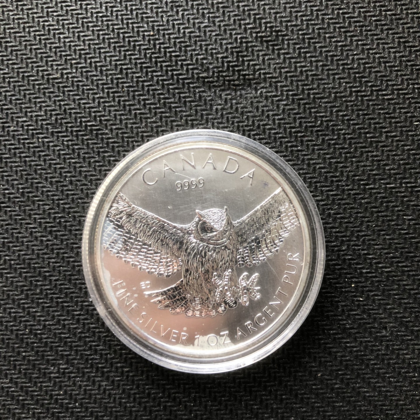 【保诚微拍】【自动拍卖、全场包邮】第19期 $ 硬币专场 $ 加拿大 2015年 猫头鹰 一盎司银币