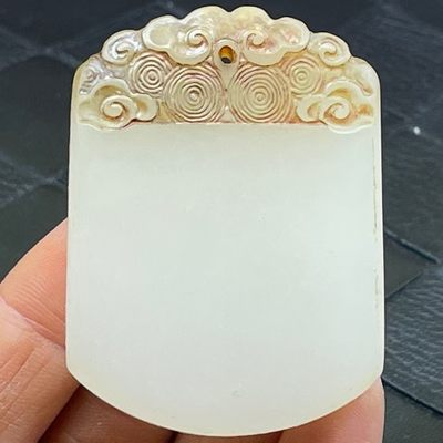 古玩玉器把件白玉老玉老物件高古玉古董挂件把件镂空颈饰双龙吊坠 - 古玩玉器把件白玉老玉老物件高古玉古董挂件把件镂空颈饰双龙吊坠