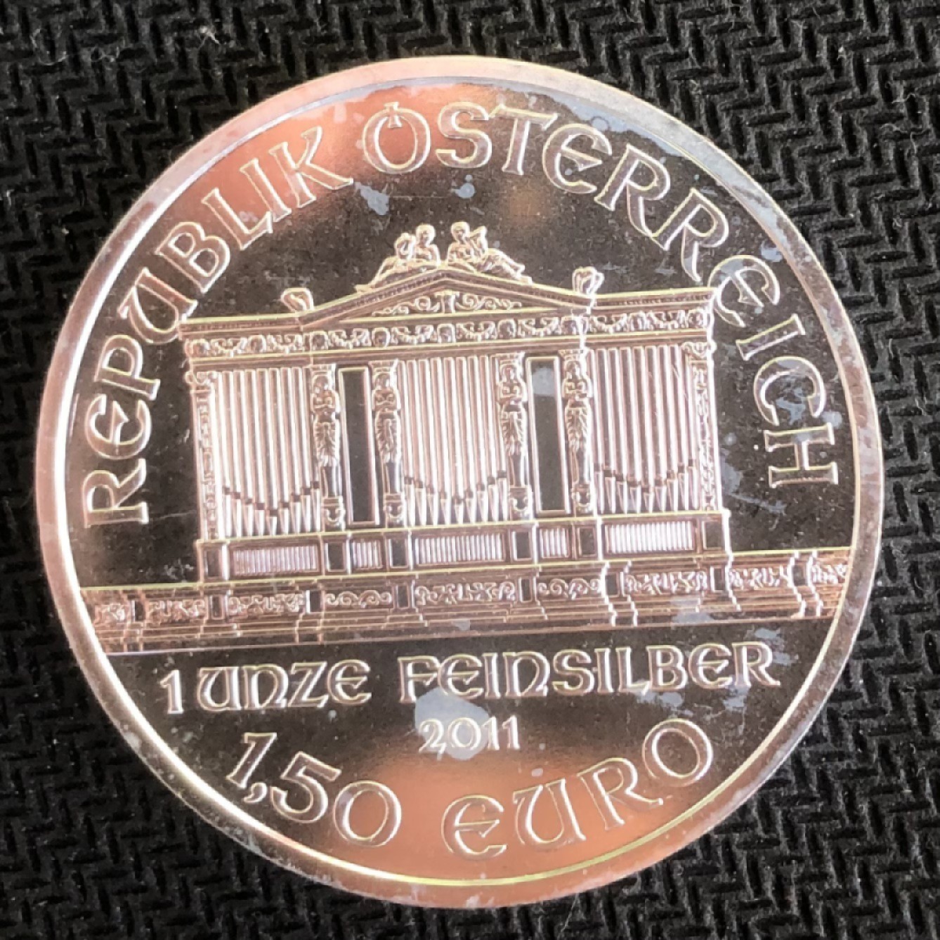 【保诚微拍】【自动拍卖、全场包邮】第19期 $ 硬币专场 $ 【投资银币】奥地利 2011年 爱乐团 投资银币（1盎司31.1克，99.9%银） 起拍价：179元