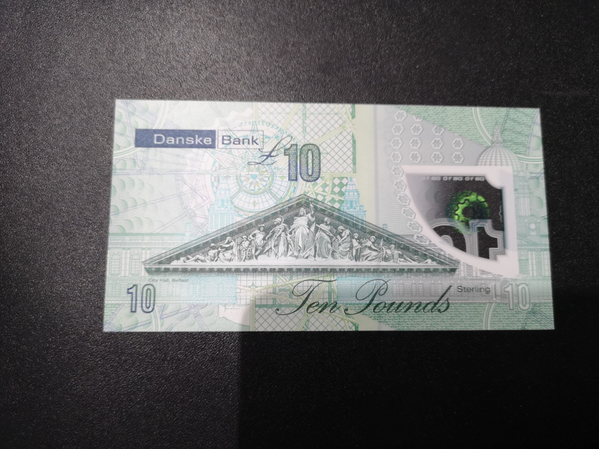 《外钞收藏家》第一百七十一期拍卖（本期97件） 北爱尔兰丹尼克银行10镑 AA冠 数三倒置号无47尾8 全新UNC