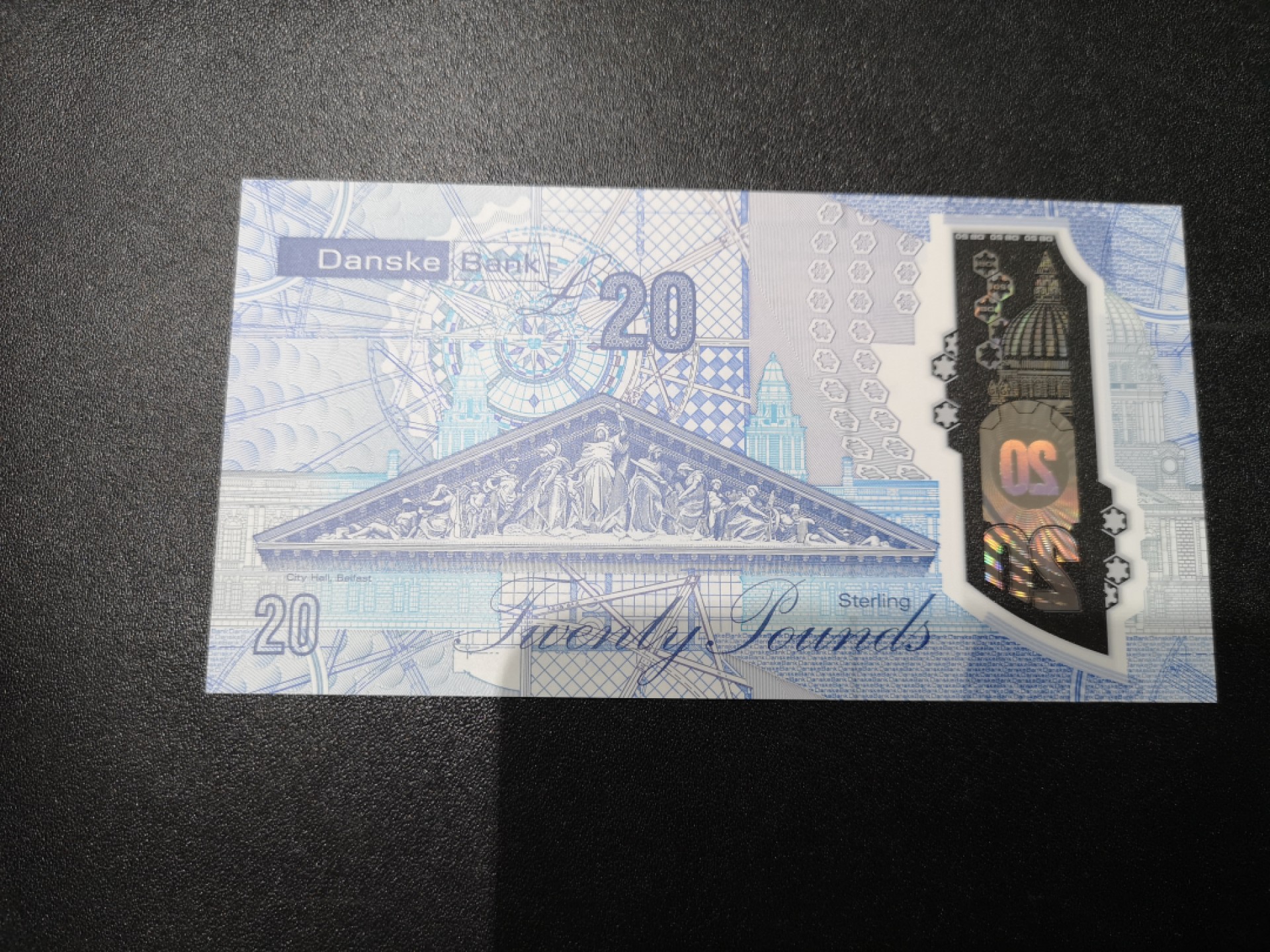 《外钞收藏家》第一百七十一期拍卖（本期97件） 北爱尔兰丹尼克银行20镑 AA冠 无47尾8 全新UNC 