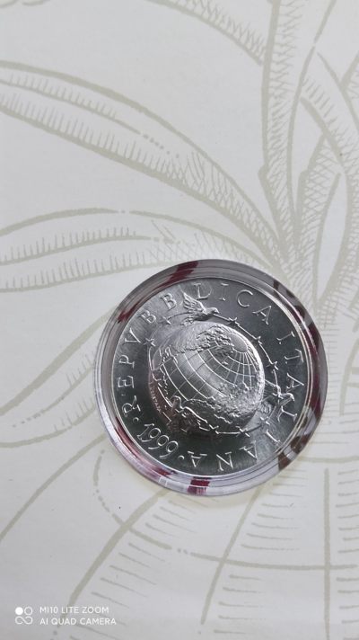 【钱币赏析】【意大利】1999年千禧年18克纪念银币2枚套装