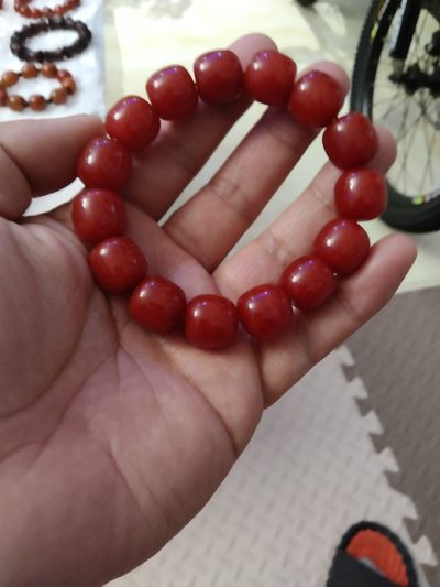 上等精品南红玛瑙手串柿子红樱桃高货太漂亮了 - 上等精品南红玛瑙手串柿子红樱桃高货太漂亮了