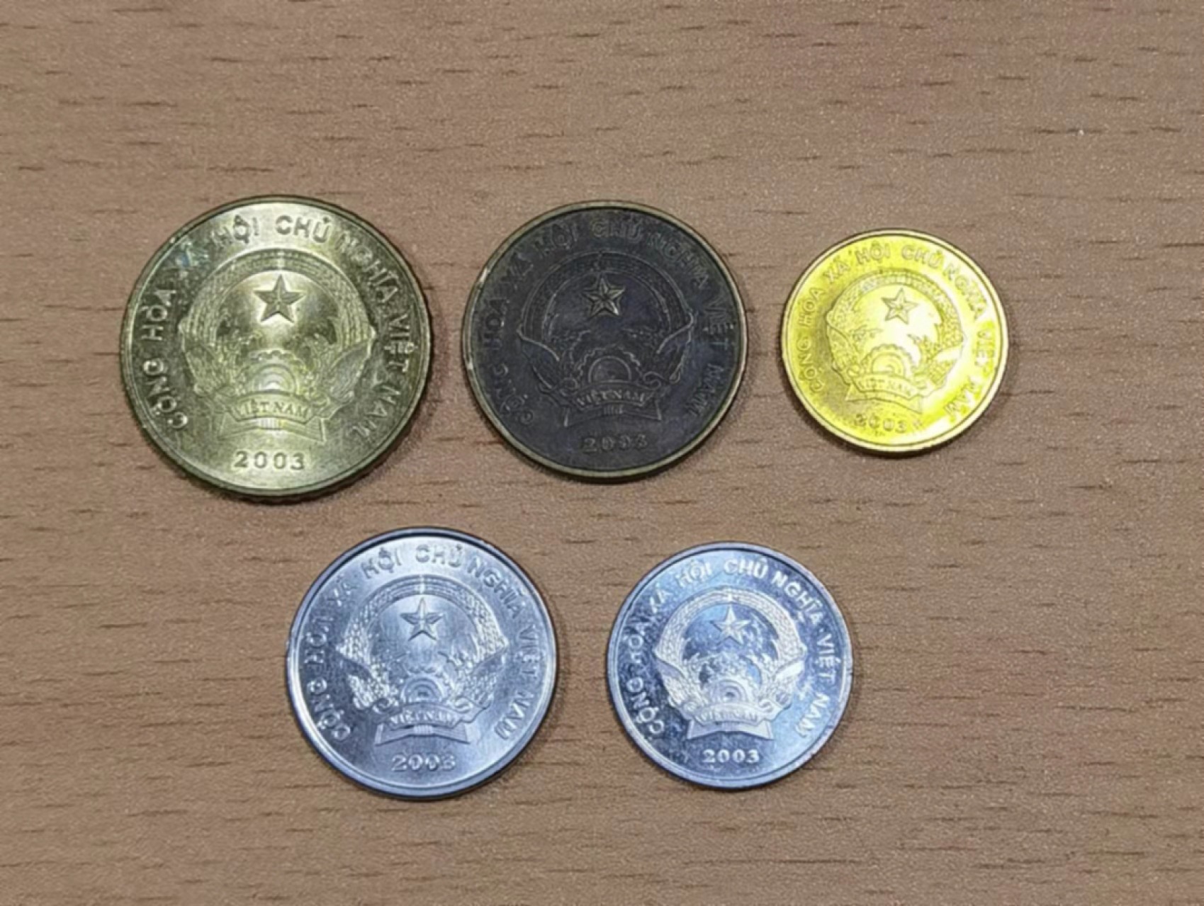 北京马甸外币专卖微拍第七十一期，非贵金属外国纪念币，流通币专场，陆续上新欢迎光临 越南