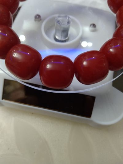 上等精品南红玛瑙手串柿子红樱桃高货太漂亮了 上等精品南红玛瑙手串柿子红樱桃高货太漂亮了