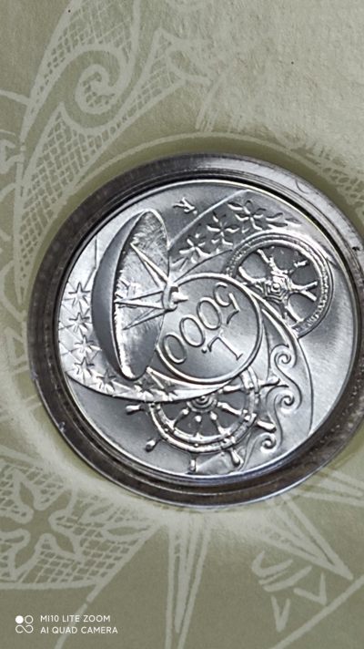 【钱币赏析】【意大利】1999年千禧年18克纪念银币2枚套装
