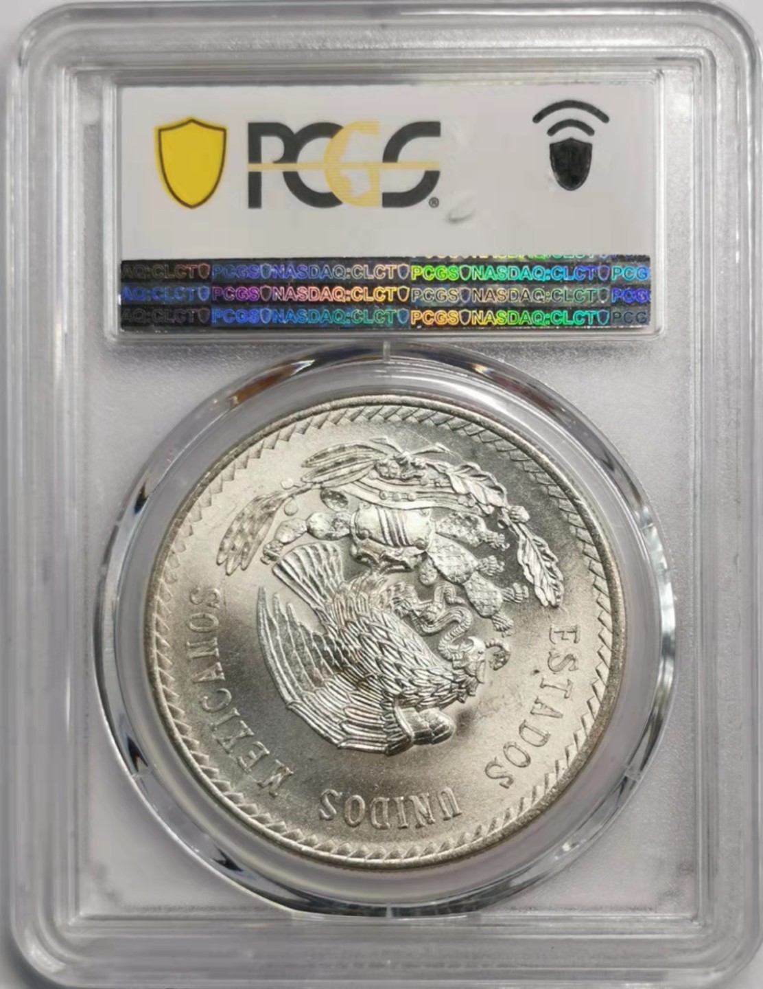 凡希社世界钱币微拍第一百九十二期 1948墨西哥印第安头像5P大银PCGS-MS66