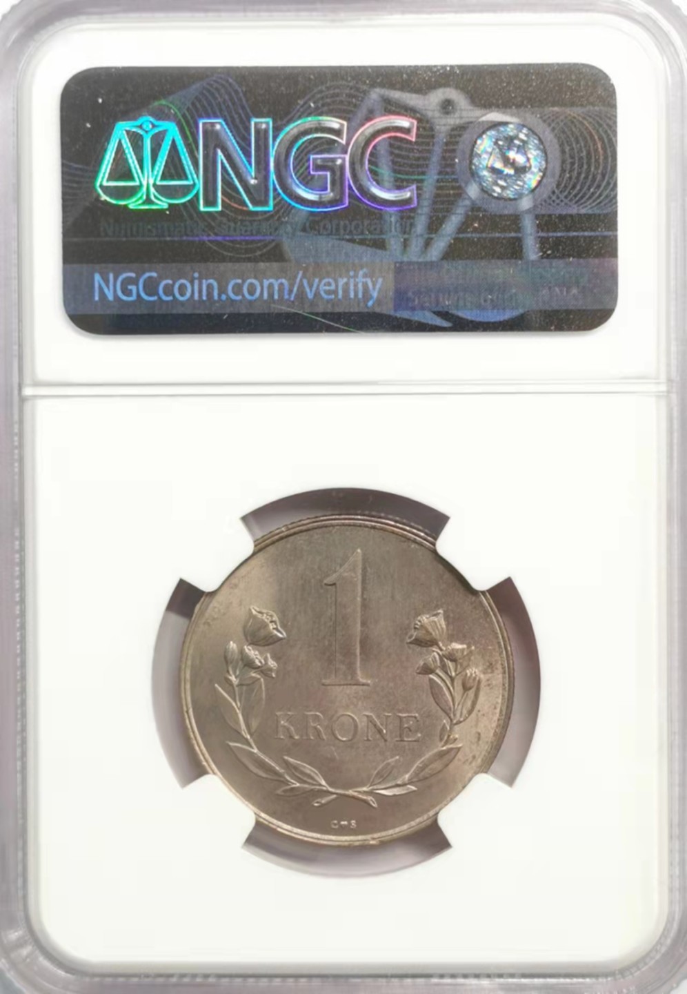 凡希社世界钱币微拍第一百九十二期 1964丹麦克朗NGC-MS65