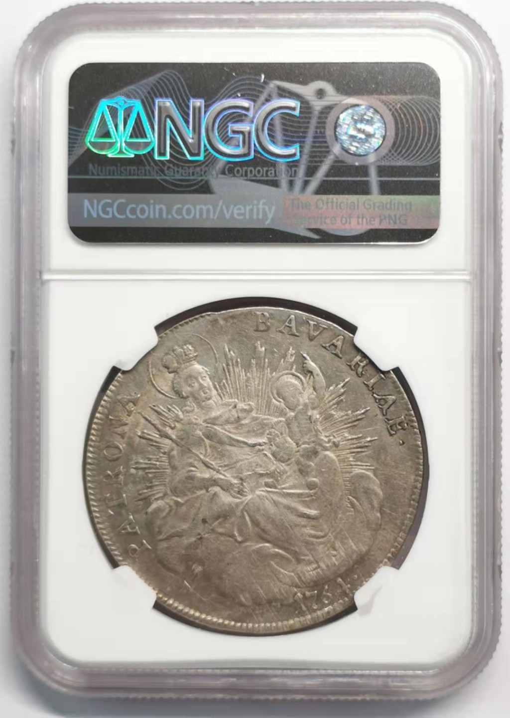 凡希社世界钱币微拍第一百九十二期 1764巴伐利亚泰勒大银NGC-XF45