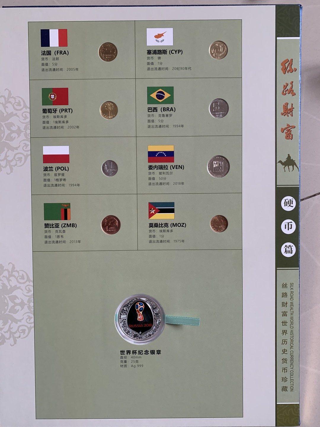 “一带一路”《丝路财富.世界历史货币珍藏》