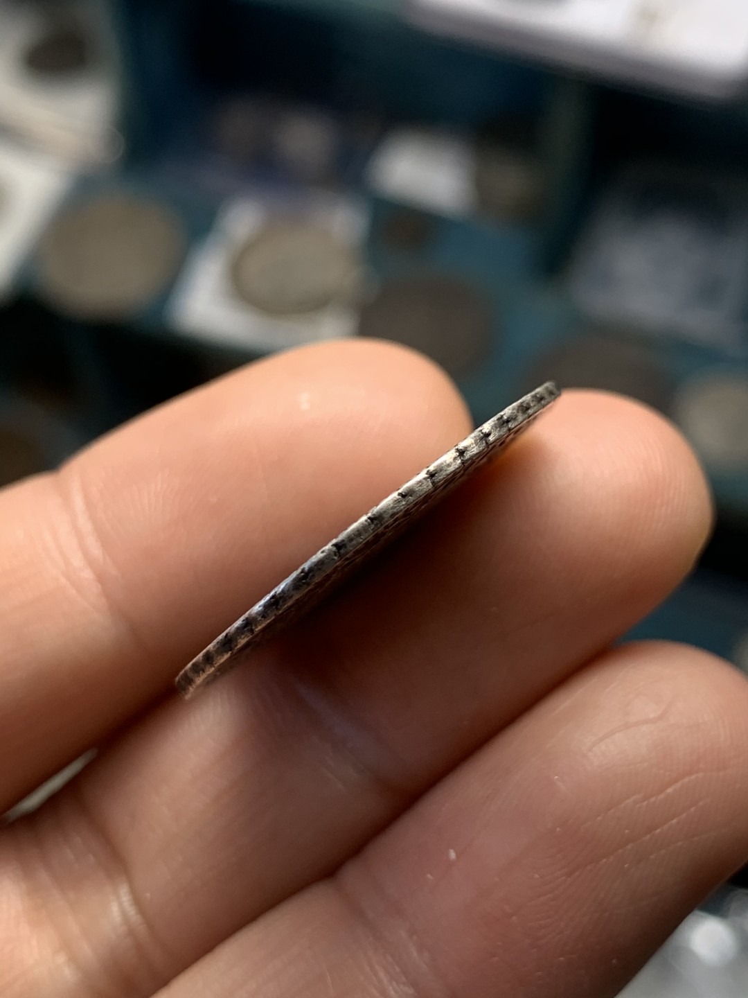 《竞宝斋》第39，40场-本周日，周一2场连拍（全场顺丰包邮） 西班牙 本土 费六马德里厂 JB版2R 银币 5.9克