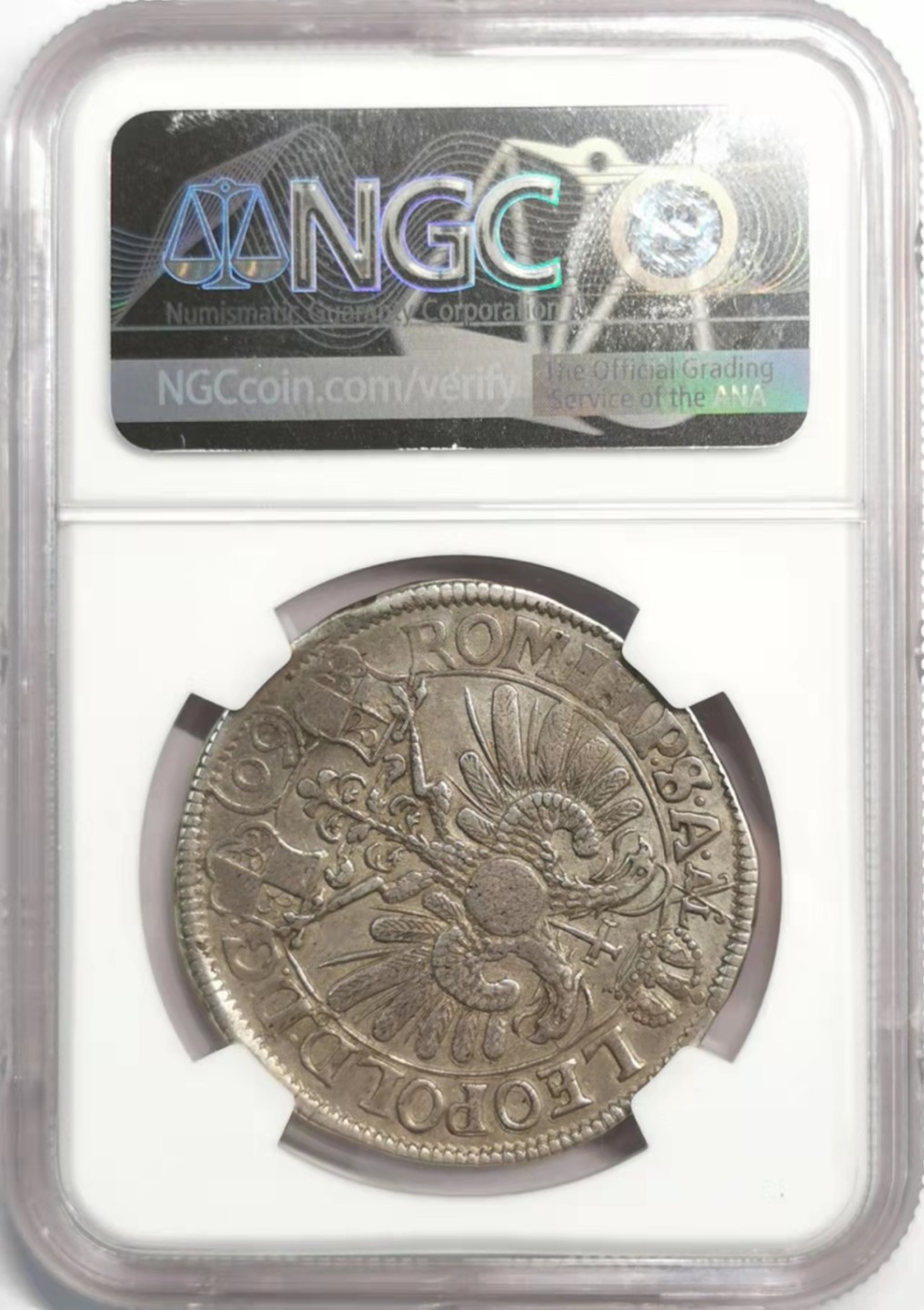 凡希社世界钱币微拍第一百九十二期 1695弗里德堡60K银币NGC-AU53