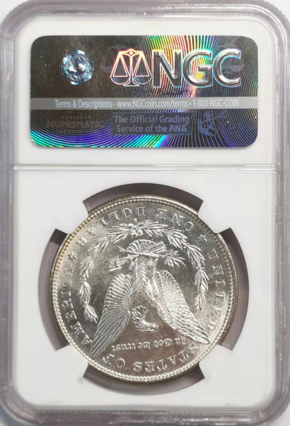 凡希社世界钱币微拍第一百九十二期 1881S美国摩根壹元NGC-MS64