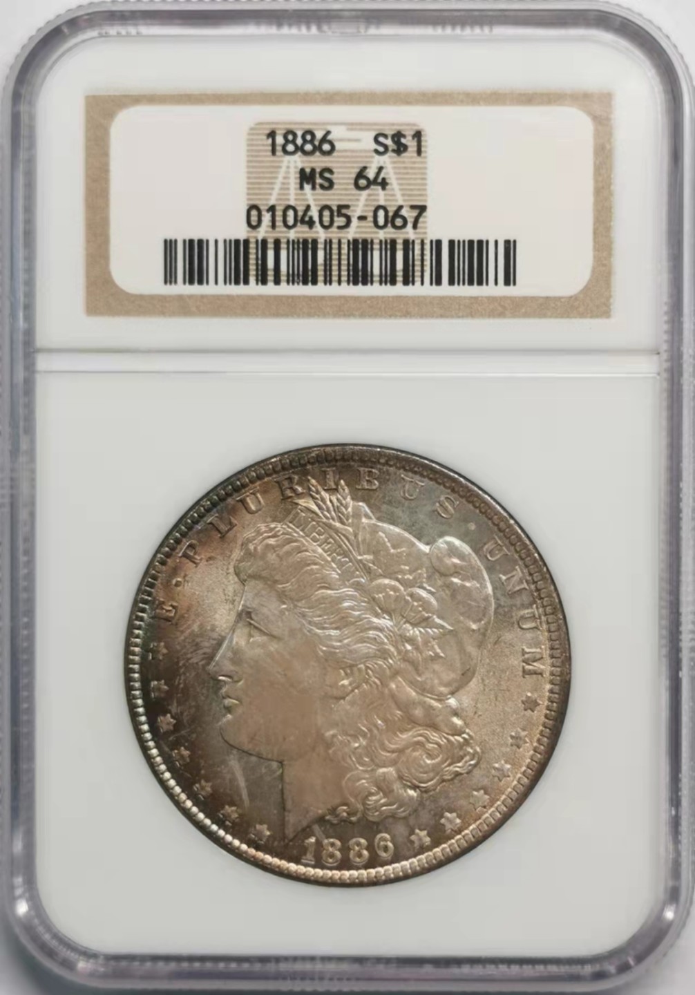 凡希社世界钱币微拍第一百九十二期 1886美国摩根壹元NGC-MS64